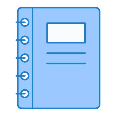 kitap simgesi vektör illüstrasyonu