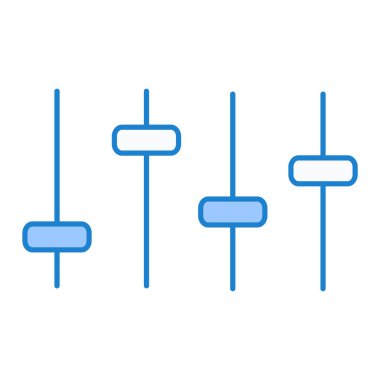 eşitleyici simge vektör illüstrasyonu