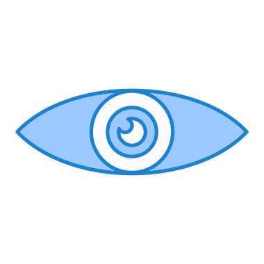 Göz simgesi vektör illüstrasyonu