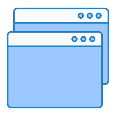 Tarayıcı penceresi. Web simgesi