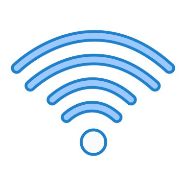 wifi sinyal ikonu vektör illüstrasyon tasarımı