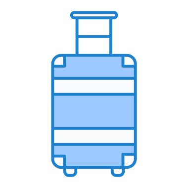 seyahat valizi ikon vektör çizimi