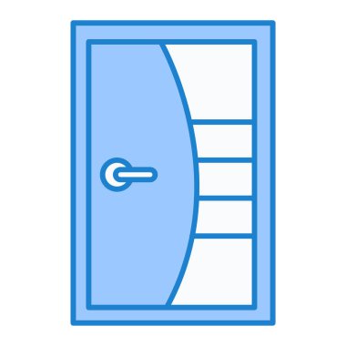 kapı simgesi vektör illüstrasyonu