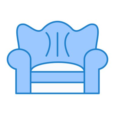 kanepe ikonu vektör illüstrasyonu