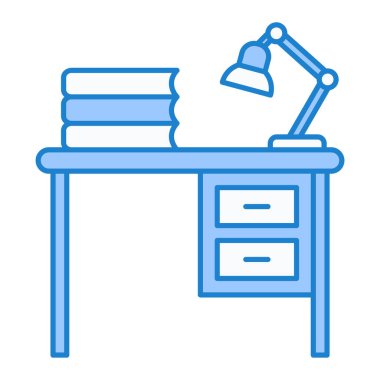 masa lambası ikonu vektör illüstrasyon tasarımı