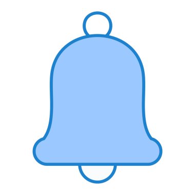 Zil. Web simgesi vektör illüstrasyonu