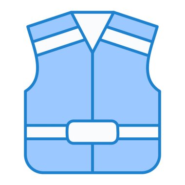 Yelek. Web simgesi basit illüstrasyon