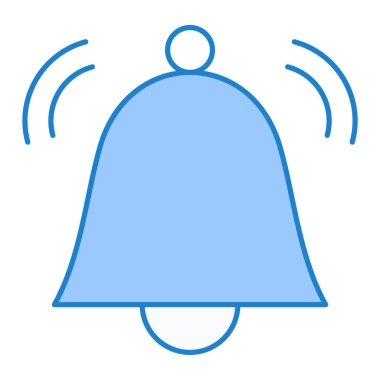 Alarm çanı simgesi vektör çizimi