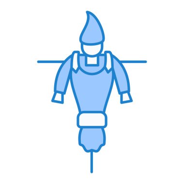 Bir itfaiyeci simgesinin vektör çizimi