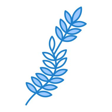 Buğday simgesi vektör illüstrasyonu