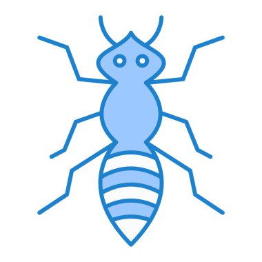 karınca simgesi vektör illüstrasyonu