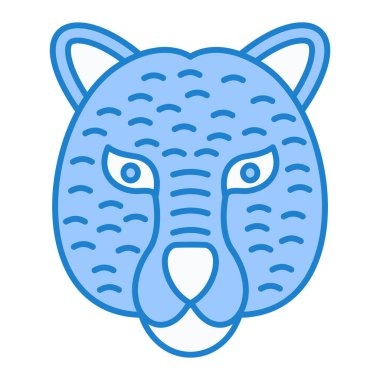 Şirin bir karikatür filinin vektör çizimi