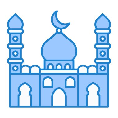 Cami simgesi vektör illüstrasyonu