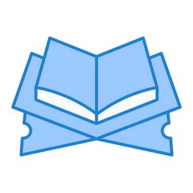 kitap simgesi vektör illüstrasyonu