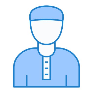 Üniformalı adam, vektör çizimi.