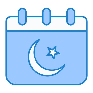 Bir tarih simgesinin vektör illüstrasyonu