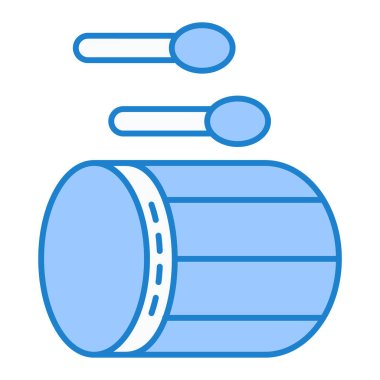 bira ikonu vektörü. Ana hatlı spor boru işareti. izole edilmiş sınır sembolü çizimi