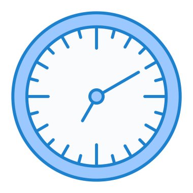 Saat simgesi vektör illüstrasyonu