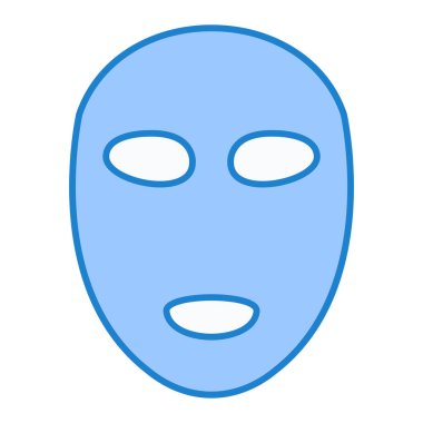 maske simgesi vektör illüstrasyonu