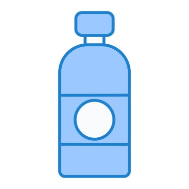 Su şişesi ikonu. Web için bira kavanozu vektör simgelerinin basit çizimi