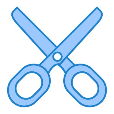 makas simgesi vektör illüstrasyonu