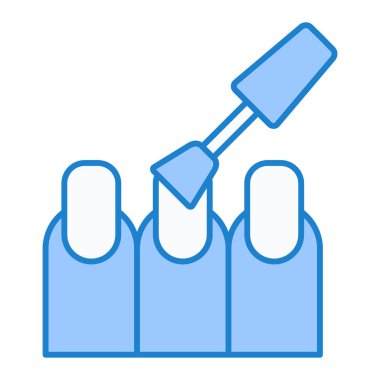 Bir tırnak simgesinin vektör illüstrasyonu