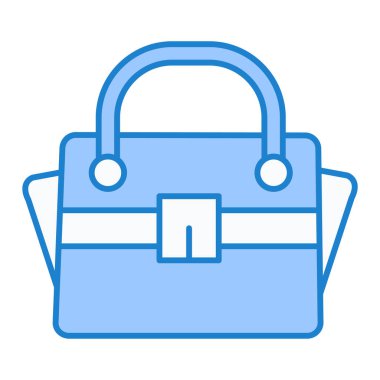 El çantası. Web simgesi basit illüstrasyon