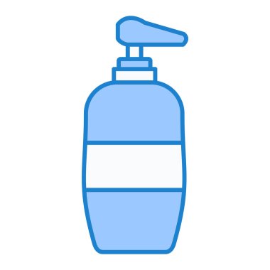 Şişe ikonu vektörü. İnce çizgi işareti. izole edilmiş sınır sembolü çizimi