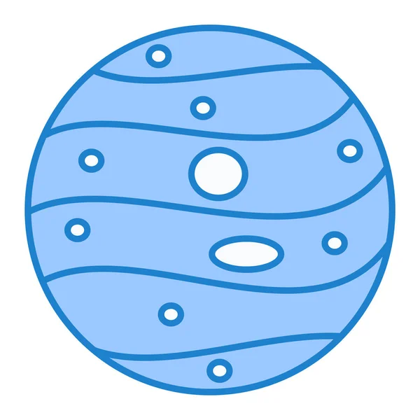 Planeten Webb Ikon Enkel Illustration — Stock vektor