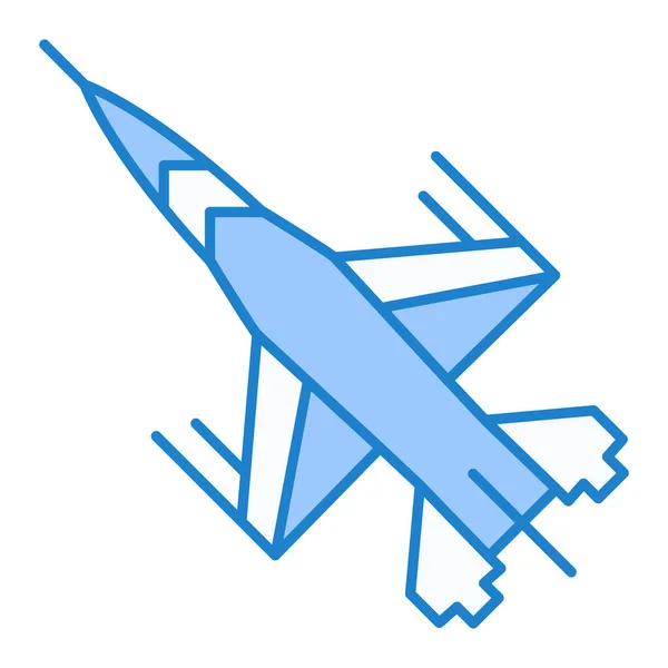 Icono Avión Vector Ilustración — Vector de stock