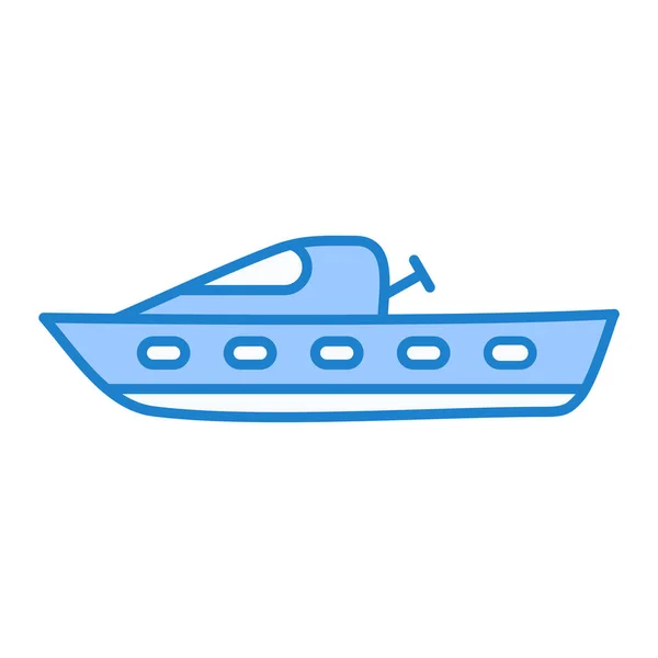 Boat Icon Vector Illustration — Stock Vector