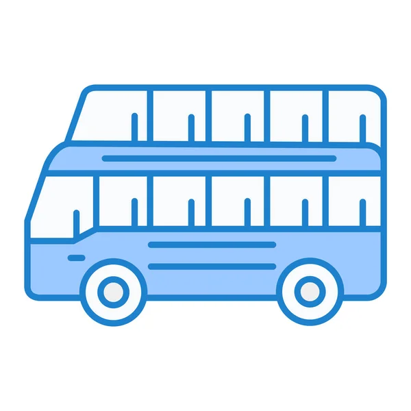 Autobús Icono Web Ilustración Simple — Archivo Imágenes Vectoriales