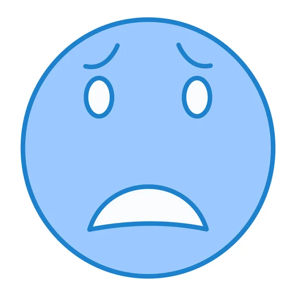 Crying Face Icon Vector Illustration — Stock Vector