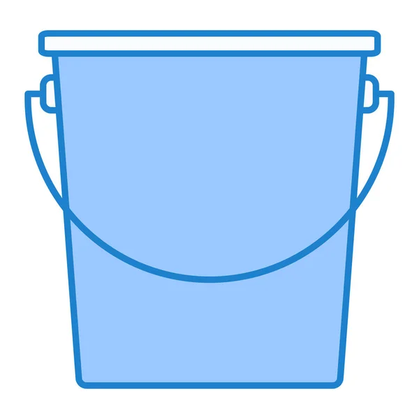 Εικονίδιο Κουβά Απλή Απεικόνιση Των Εικονιδίων Φορέα Σωλήνα Νερού Για — Διανυσματικό Αρχείο