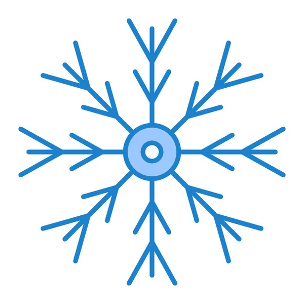 Copo Nieve Icono Vector Ilustración — Vector de stock