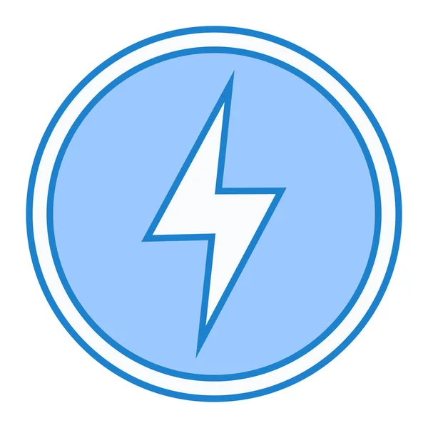 Lightning Icon Simple Illustration Electricity Vector Icons Web — Stock Vector