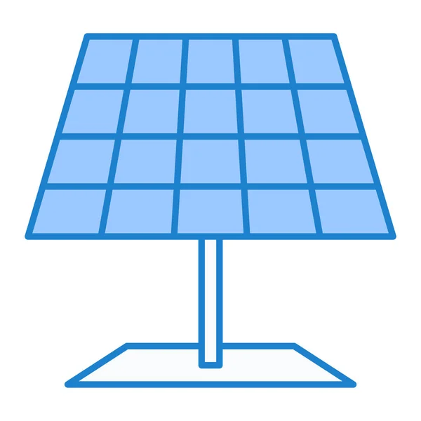 Icono Del Panel Solar Ilustración Simple Los Iconos Vectoriales Energía — Vector de stock