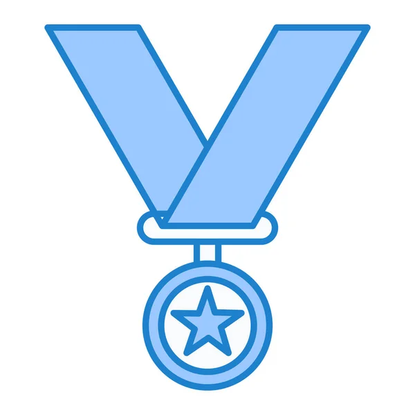 Medalla Icono Vector Ilustración — Vector de stock