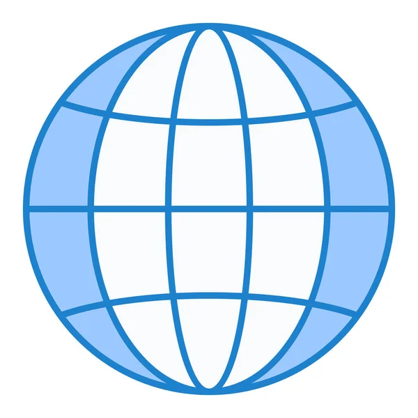 Icône Globe Illustration Simple Des Icônes Vectorielles Planète Monde Pour — Image vectorielle