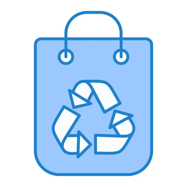 Ανακύκλωση Τσάντα Τσάντες Ψώνια Διάνυσμα Εικονογράφηση Σχεδιασμό — Διανυσματικό Αρχείο