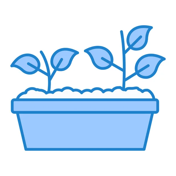 Vaso Plantas Com Design Ilustração Vetorial Flores —  Vetores de Stock