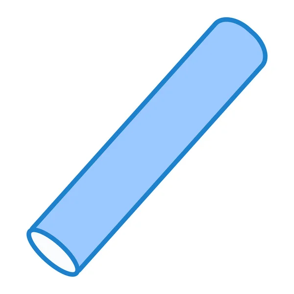 Pencil Icon Isometric Blue Marker Vector Illustration — Stockvektor