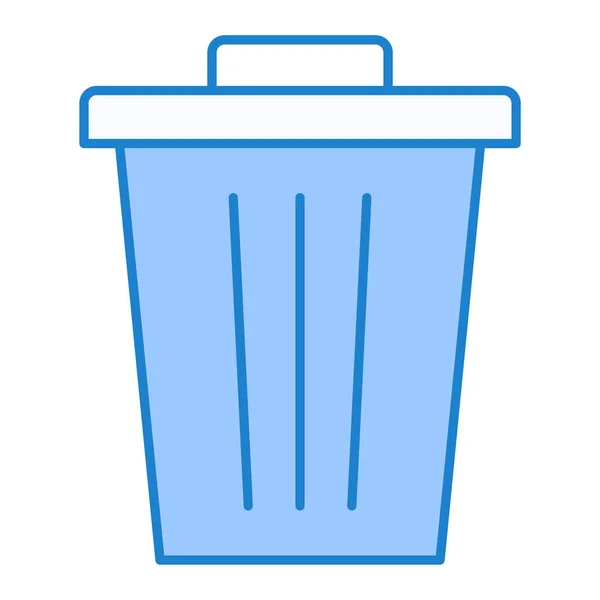 Çöp Kutusu Basit Tasarım — Stok Vektör