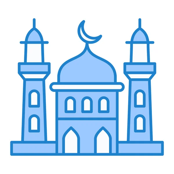 Icono Mezquita Vector Ilustración — Vector de stock