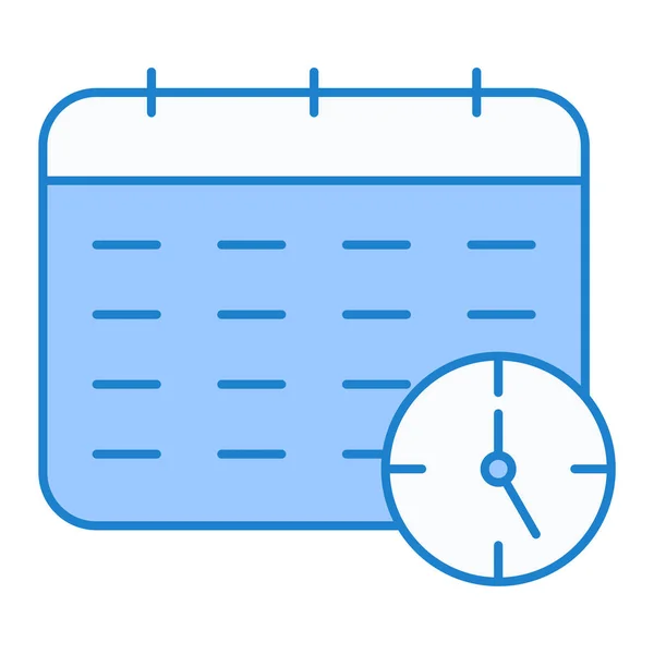 Kalender Pictogram Vector Illustratie — Stockvector