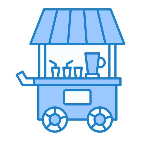 Store Market Stall Icon Vector Illustration Graphic Design — Image vectorielle