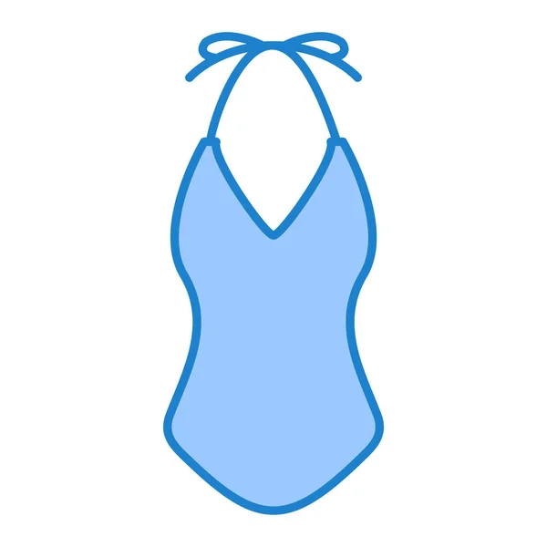 Ikona Kostiumu Kąpielowego Proste Ilustracja Wektorowe Ikony Ubrania Sieci — Wektor stockowy
