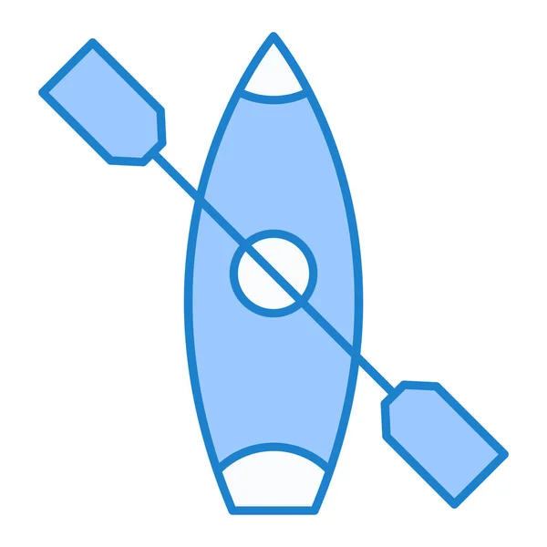 Kayak Web Icon Simple Illustration — Stock Vector