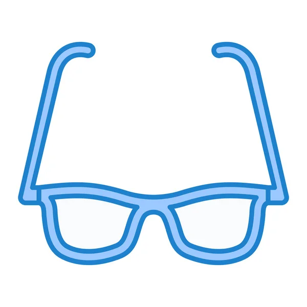 Lunettes Icône Web Illustration Simple — Image vectorielle