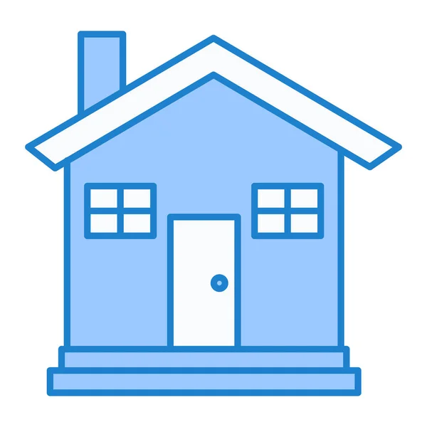 Huis Pictogram Vector Illustratie — Stockvector